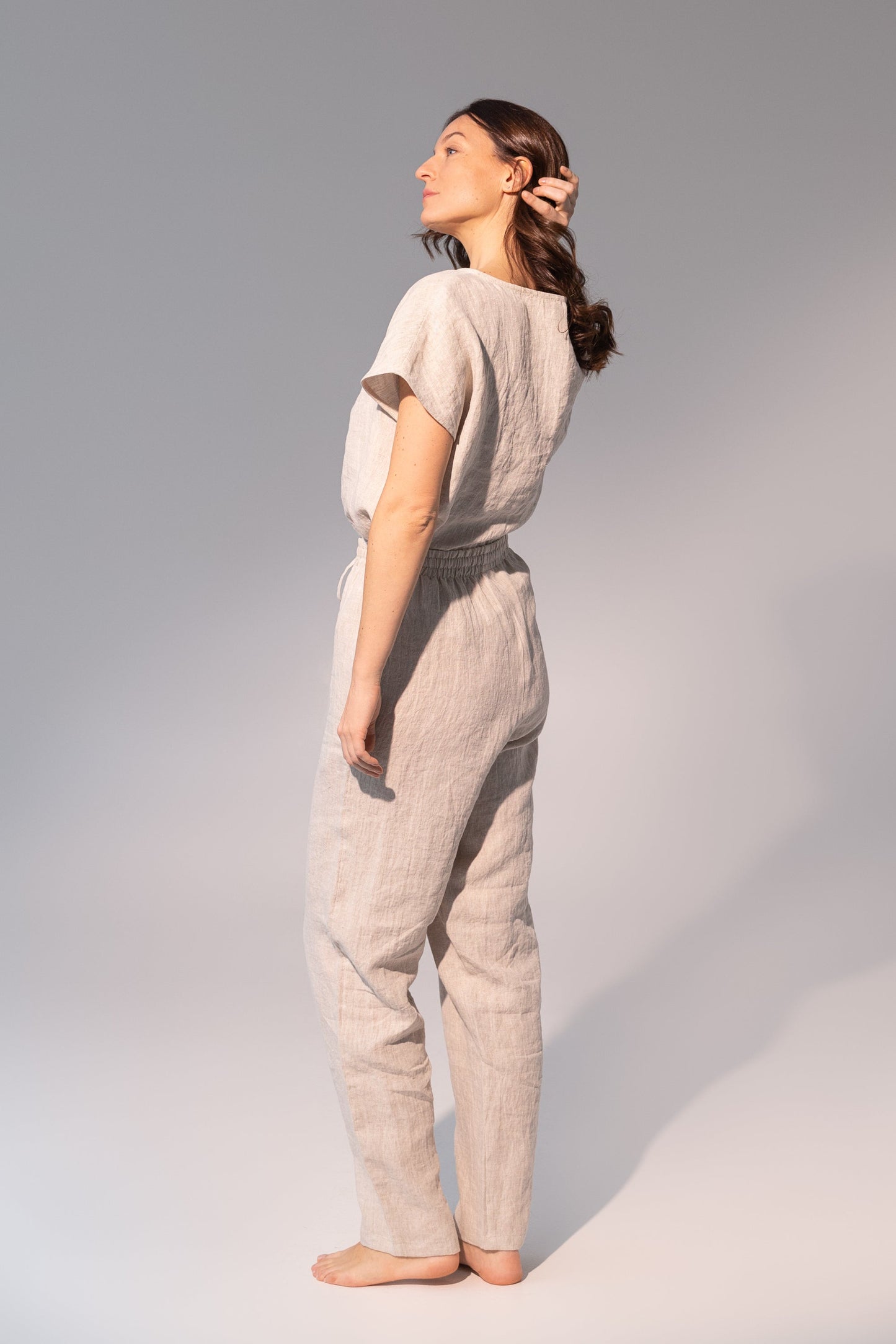 Natural Light Linen Pajama