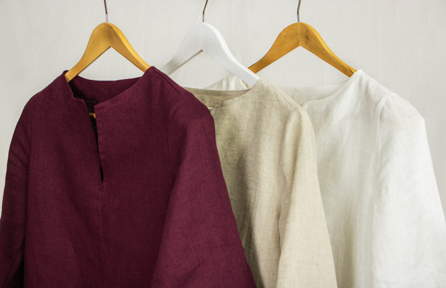 Natural Light Linen Oversize Top