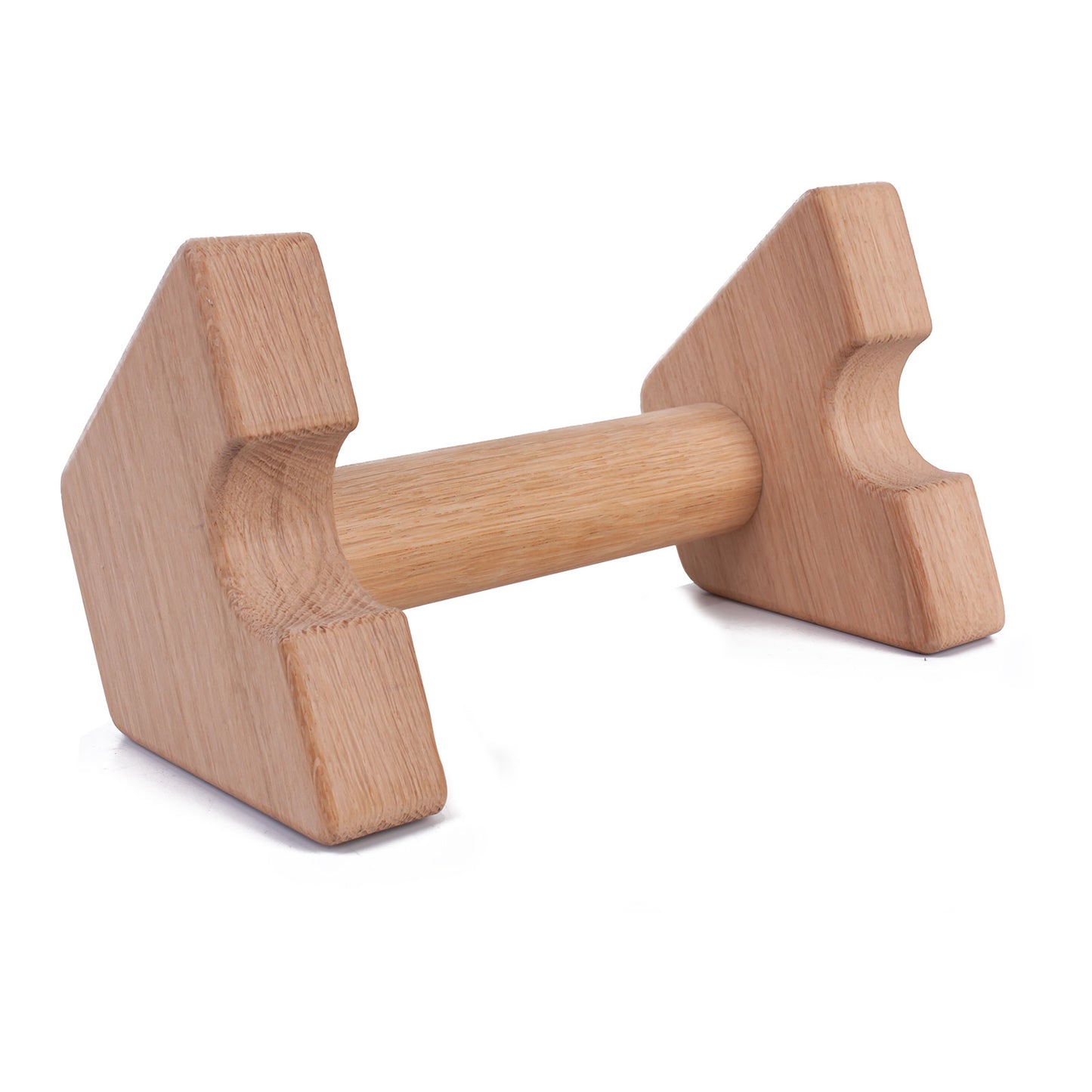 Oak Parallettes For Push-ups and Calisthenic Workout - Set of 2