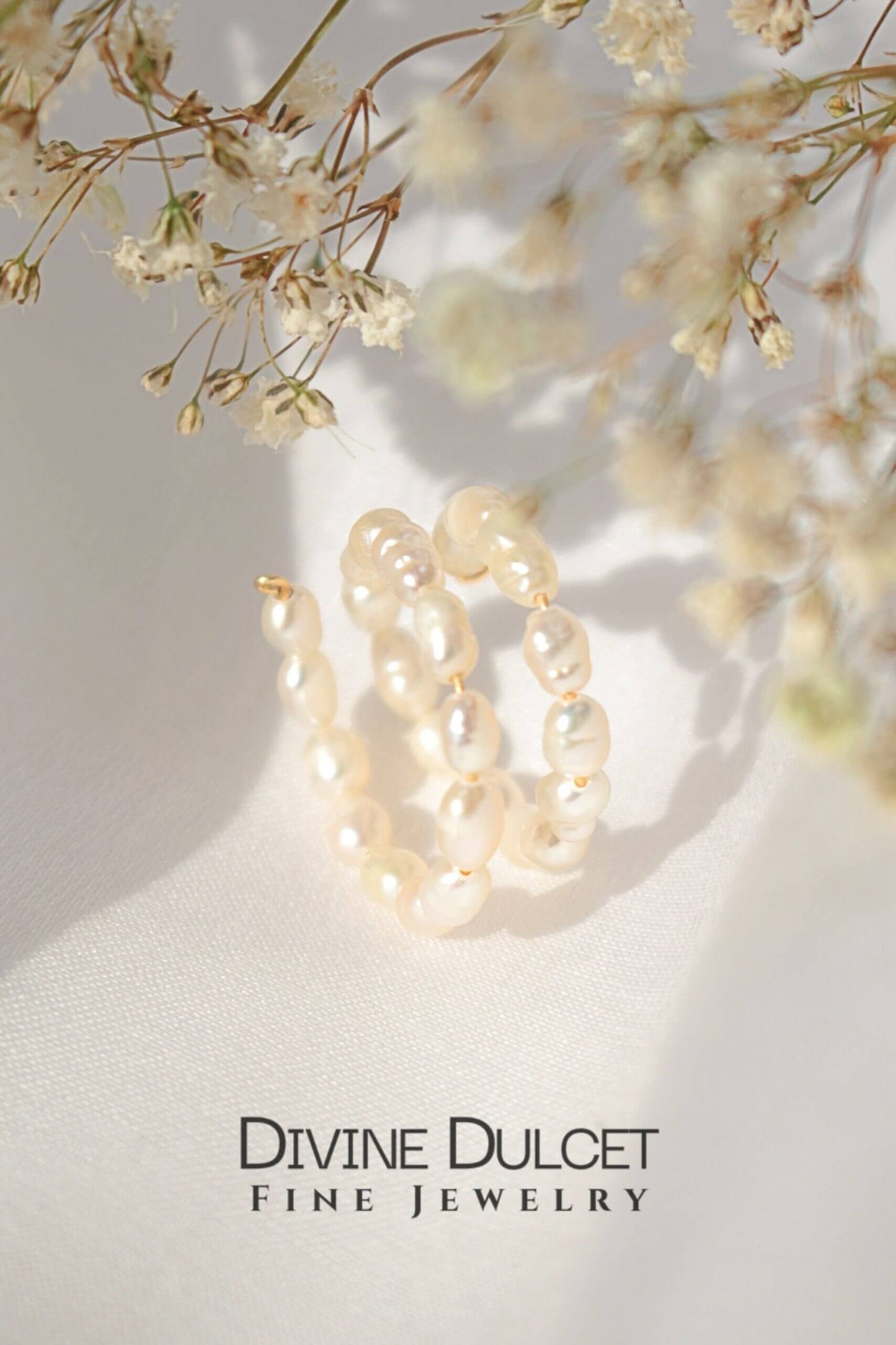 Freshwater Pearl Spiral Adjustable Ring