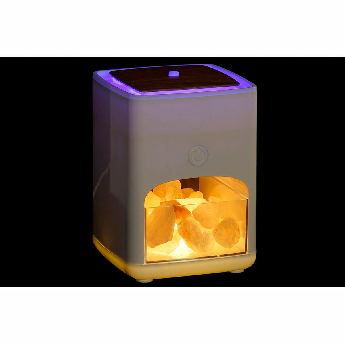 Humidifier & Scent Diffuser With LED Light and Himalayan Salt (300 ml)