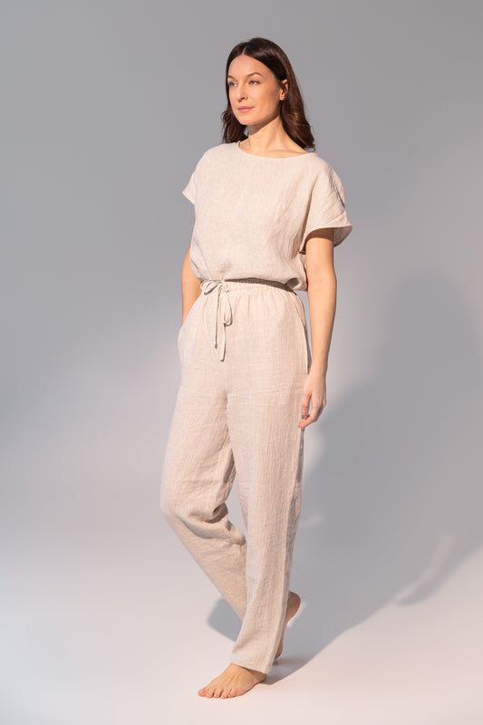 Natural Light Linen Pajama