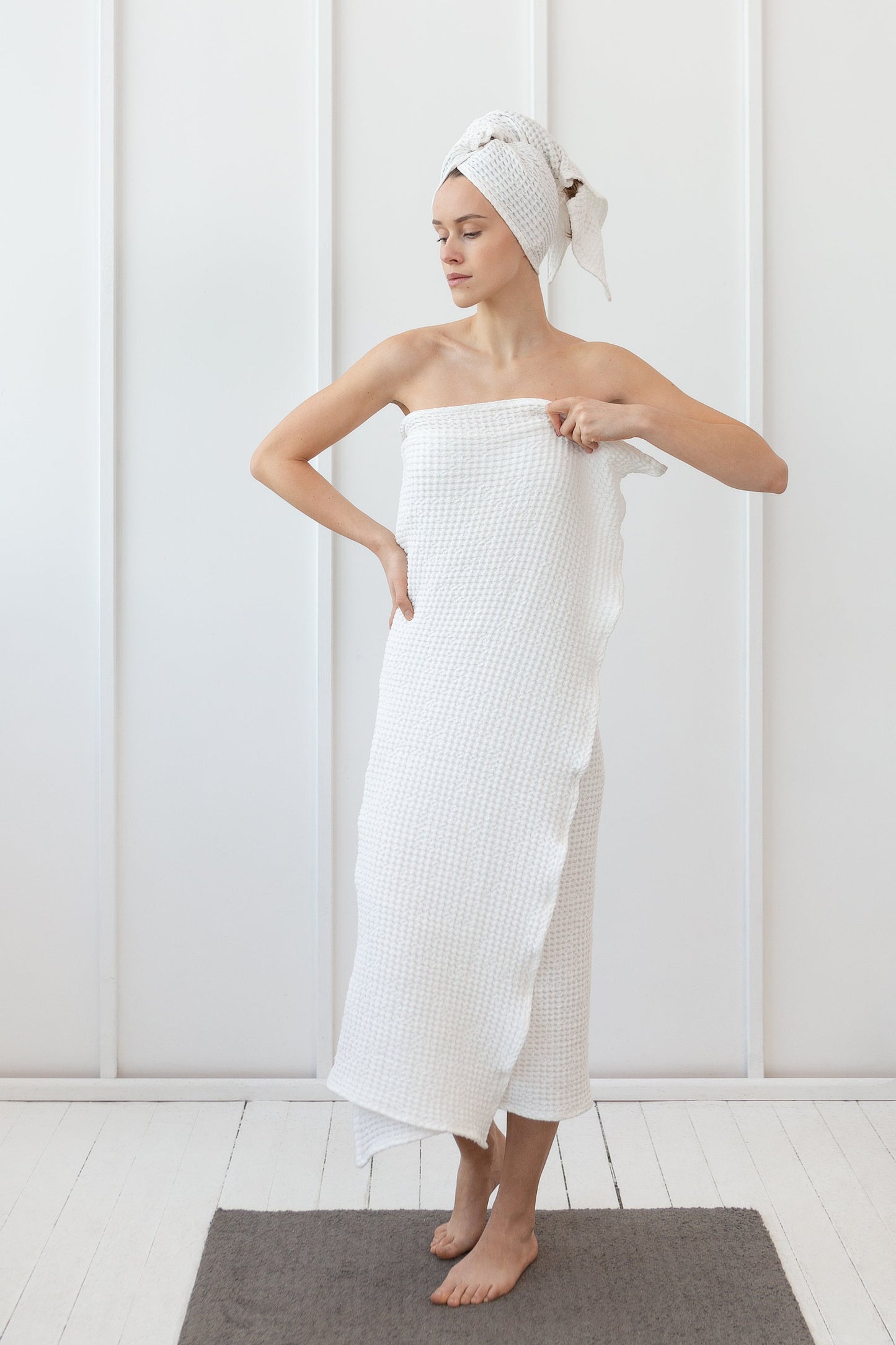 Linen Waffle Towel