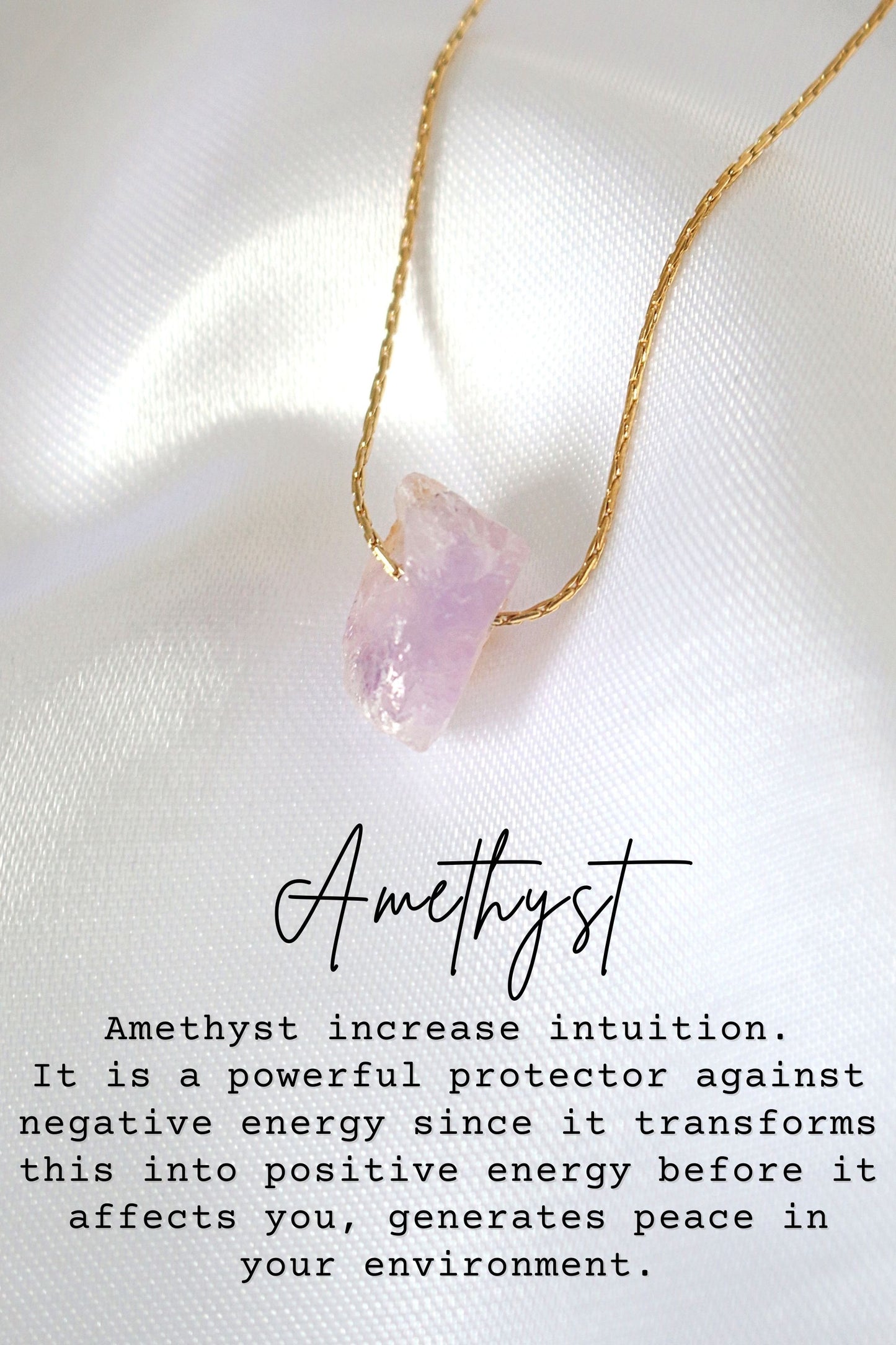 Raw Natural Crystals Pendant Necklaces