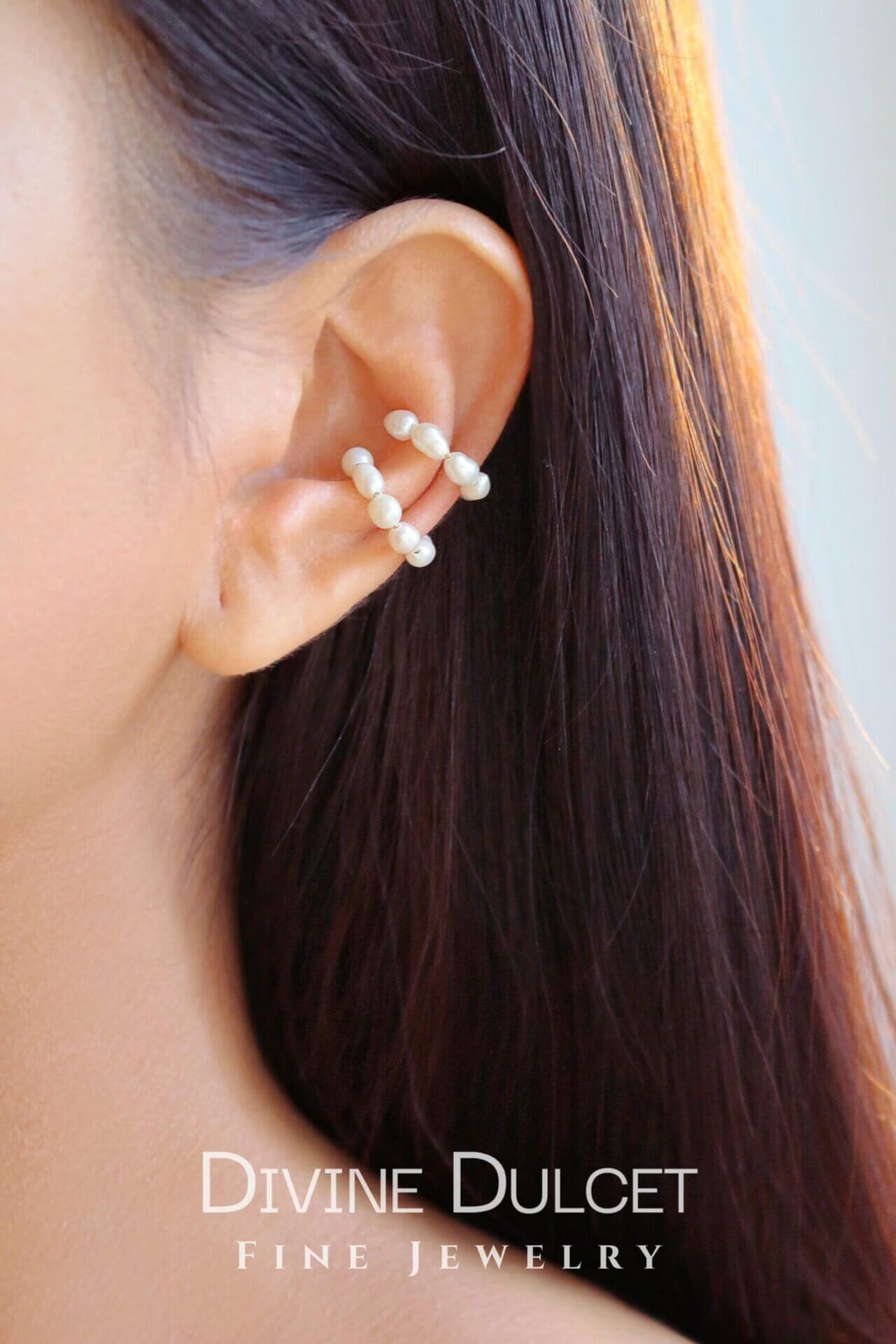 Freshwater Pearl Ear Cuffs (Pair)
