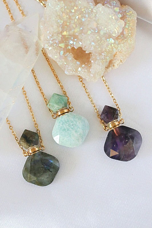 Luxury Mini Natural Crystal Bottle