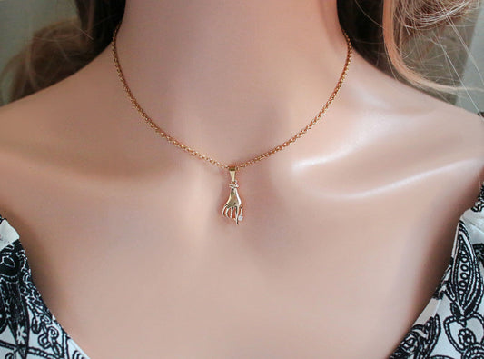 Hand Pendant Necklace