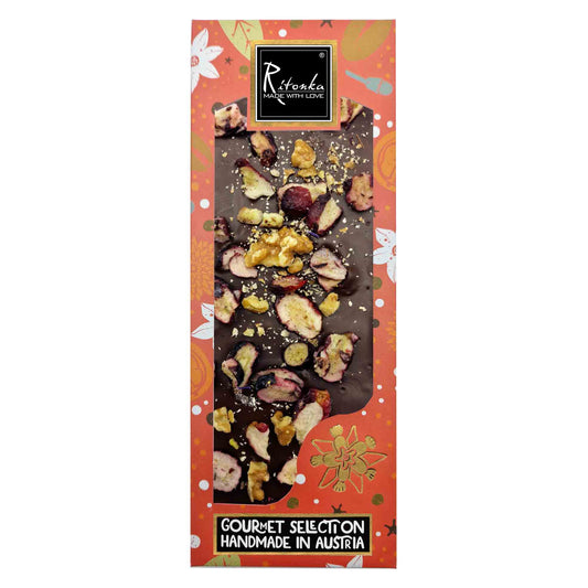 Gourmet Selection Dark Chocolate With Grapes and Walnuts