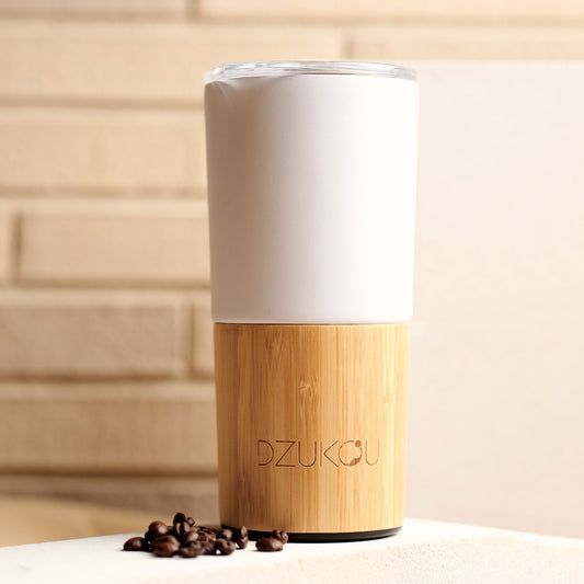 Bamboo and Stainless Steel Coffee Tumbler 470 ml