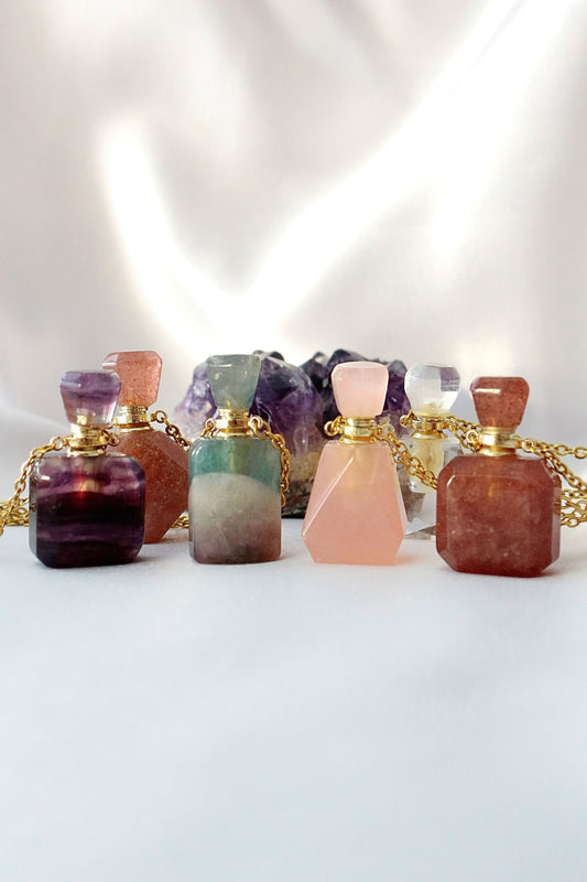 Healing Aromatic Therapy Bottle Pendant Necklace