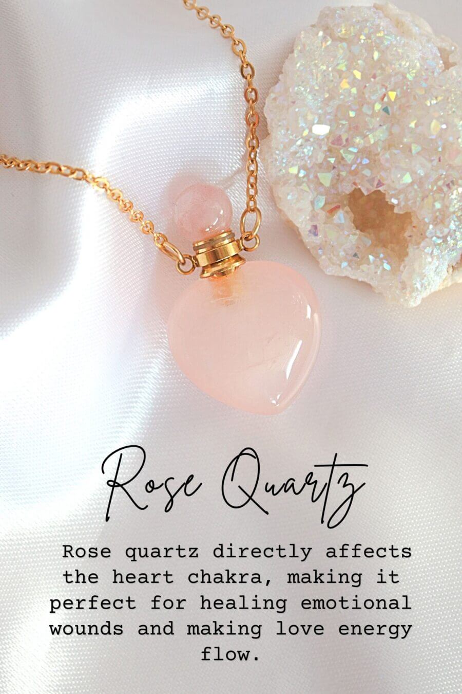 Natural Crystal Bottle Necklace