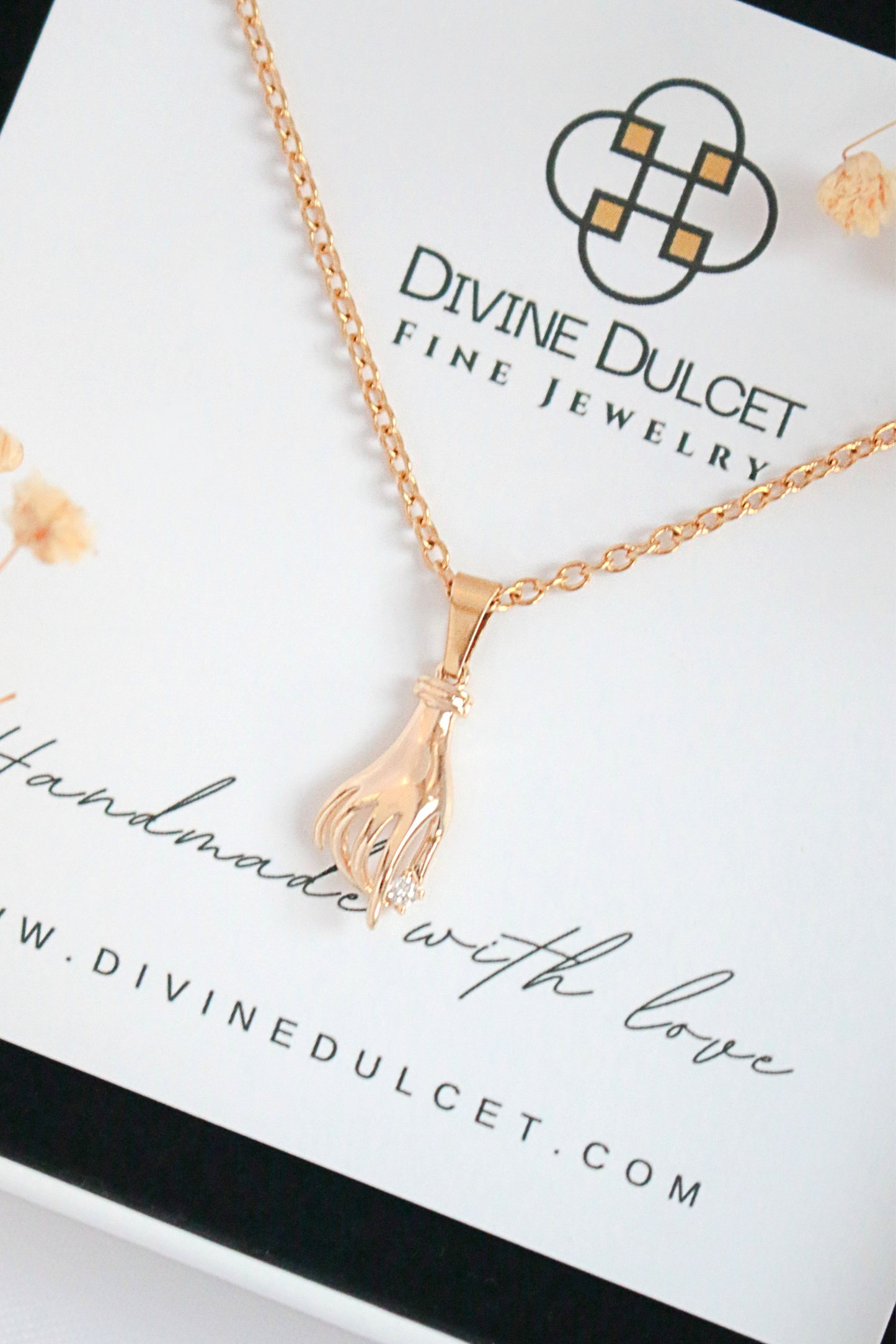 Hand Pendant Necklace
