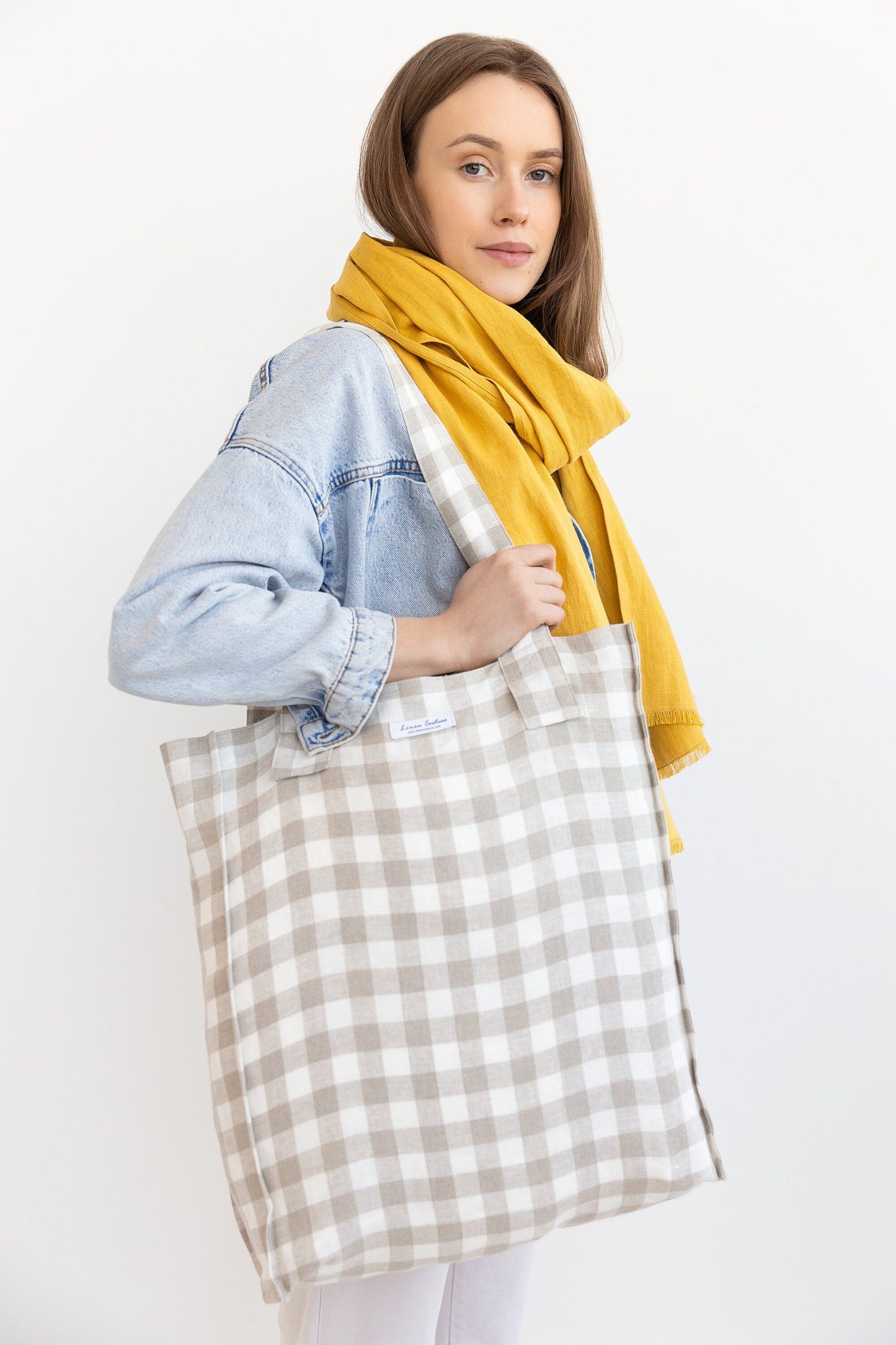 Linen Weekender Bag