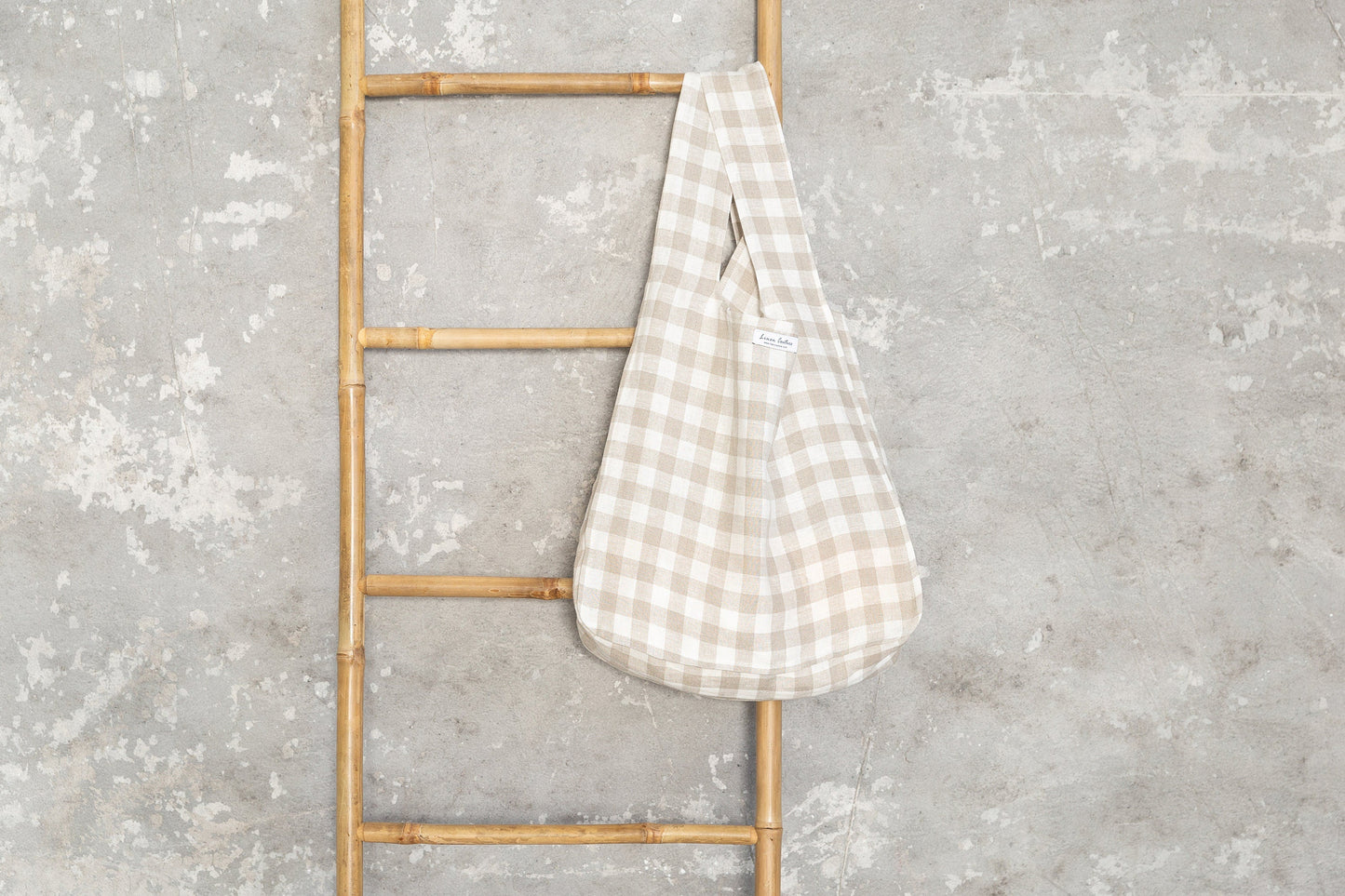 Linen Tote Bag With Inside Pocket