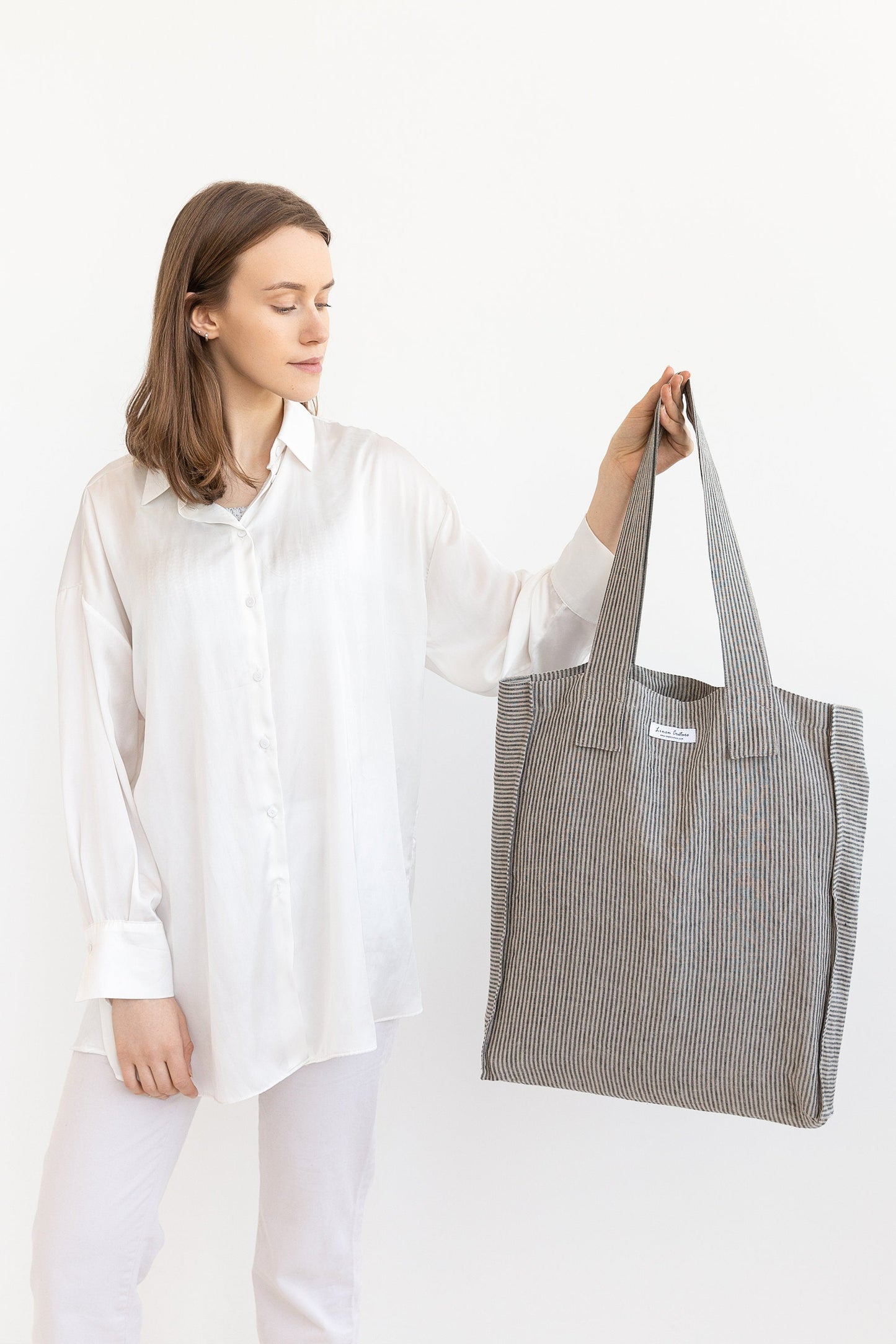 Linen Weekender Bag